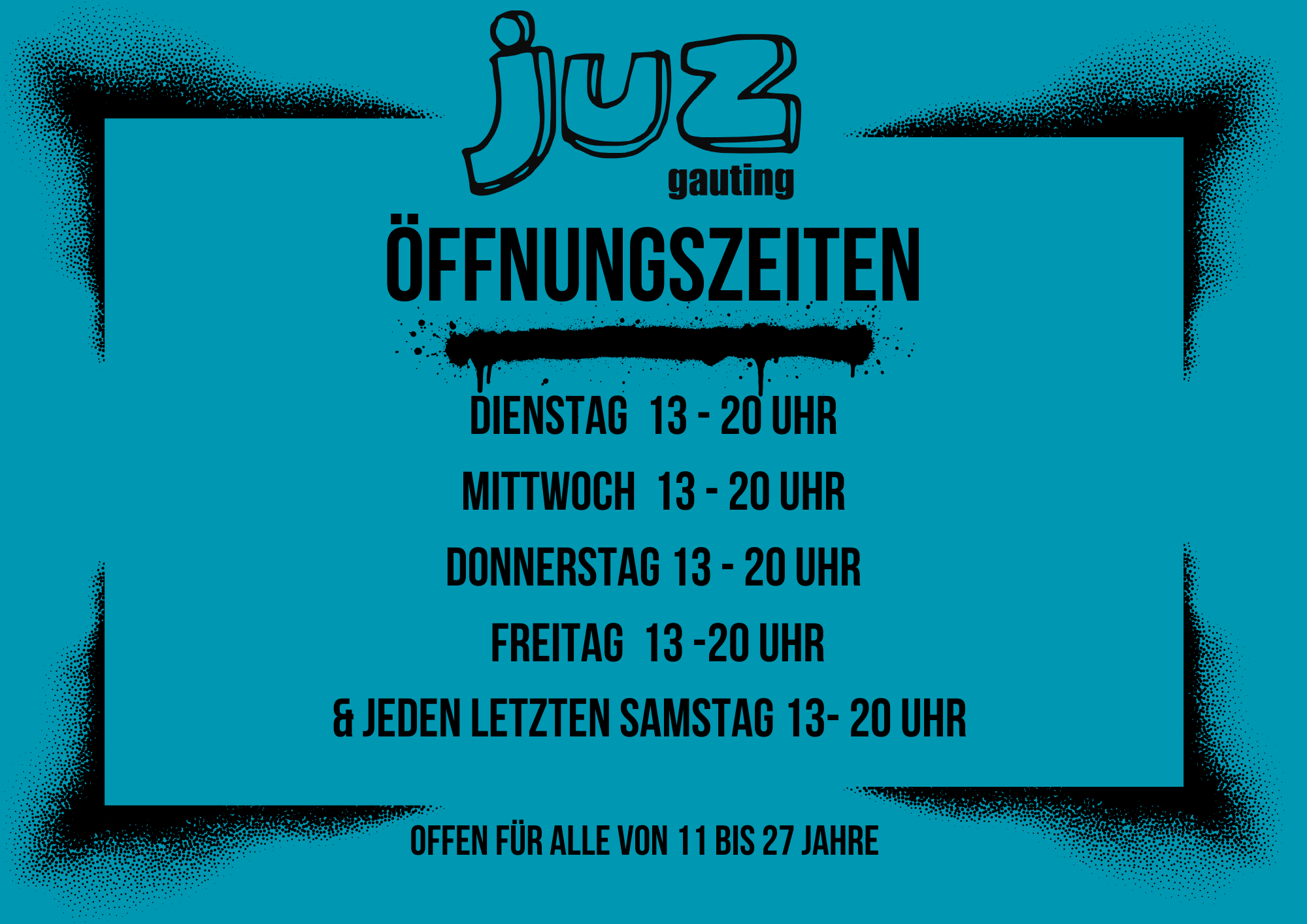 offen für alle von 11 bis 27 Jahre